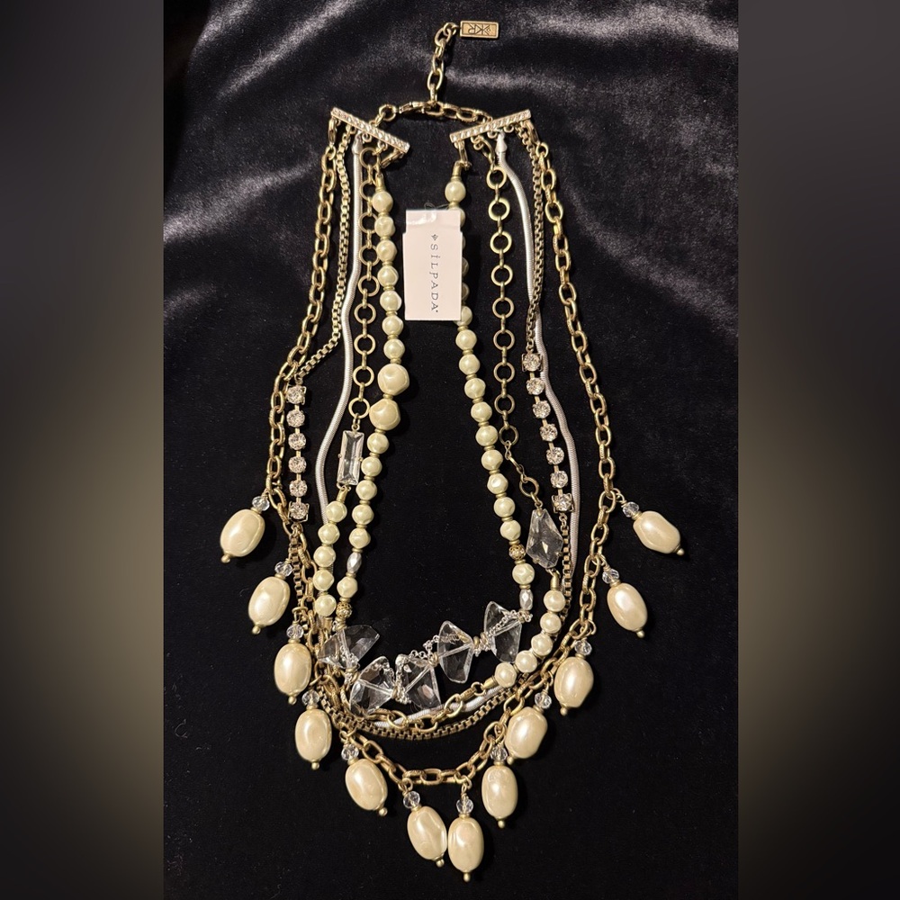 Silpada K&R Collection Practical Pearls necklace, KRN0010